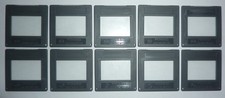 10 CADRES POSSO ANTINEWTON POUR DIAPOSITIVE 5 X 5 / 24 X 36 A CLIPS + VERRE