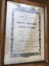 WW2 TRES RARE ENSEMBLE D'UN PILOTE FRANCAIS 1940