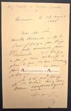 ● L.A.S 1886 Adolphe PERRAUD évêque AUTUN  - TOURNUS - Saône et Loire lettre