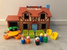 *** RARE Play Family House Belle Maison 1980 FISHER PRICE VINTAGE    ***
