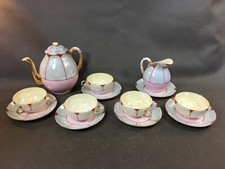 Ancien service à thé asiatique japonais en porcelaine très fine vintage 