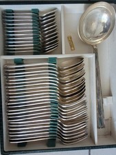 Ancienne Ménagère 37 Pieces En Métal Argenté 2,4 Kg Argent 1er Titre Vintage