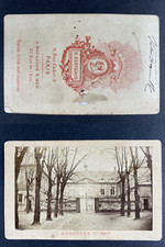 France, Boulogne-sur-Mer Vintage cdv albumen print, Photo. M. Berthaud Tirage 