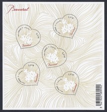 2014 Bloc n° 134 COEURS DE BACCARAT  NEUF**LUXE