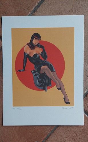 Berthet affiche pin - affiche, pin-up