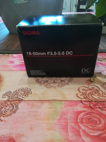 Sigma 50mm 6 dc - 18-50mm, f3.5-5.6