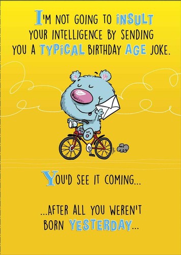 Carte anniversaire drôle - carte,