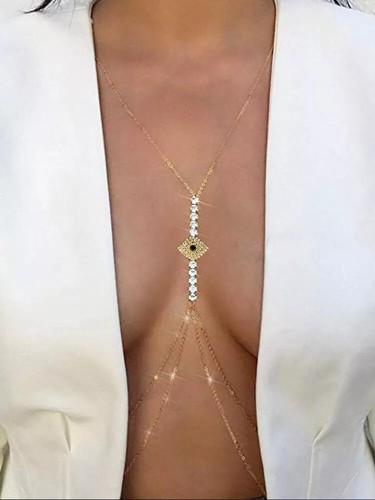 Collier long pour seins - collier,