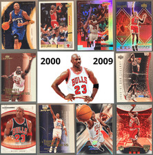 Cartes NBA Michael Jordan de 2000 à 2009 au choix