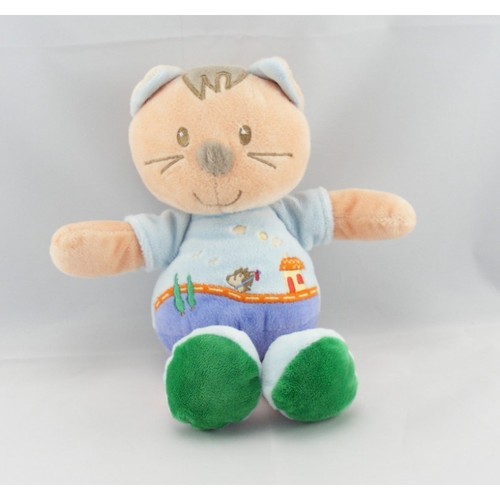 Doudou chat bleu - , maison