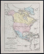 1874 - Carte politique de