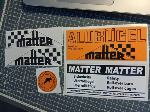 Autocollant matter arceau - matter,
