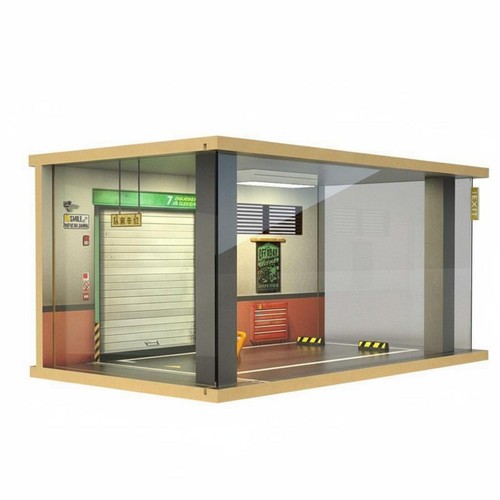 Diorama garage à - de,