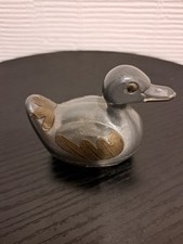 Boite canard en laiton Vintage 