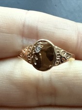 Ancienne Bague Plaquer Or 18k