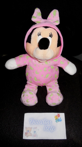 Doudou peluche minnie rose - peluche,
