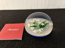 Boule presse papier fleurs en