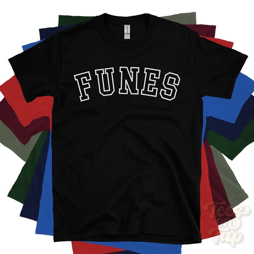 Funes shirt retro varsity - funes, t-shirt