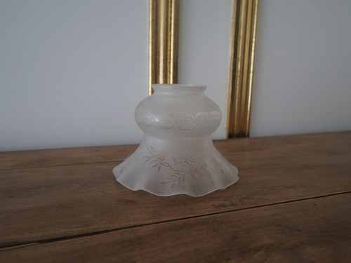 Ancienne tulipe globe - , lustre