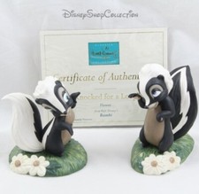 Figurine Fleur et Pétunia WDCC DISNEY Bambi Walking on air Knocked for a Loop