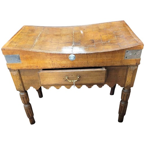 Ancien billot boucher - billot,