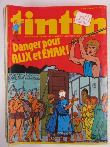 Tintin hebdomadaire lot - tintin, de
