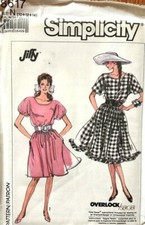 ??✂8617 PATRON SIMPLICITY VINTAGE 2 CREATIONS ROBE ESPRIT DE PROVENCE 38 AU 2 