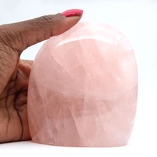 Quartz rose naturel 610gr 95mm