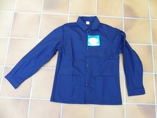 VESTE BLEU DE TRAVAIL EN POLY COTON - T 44 - JAMAIS PORTÉE