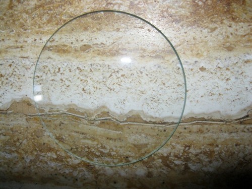 Verre bombé ancien - , miniature