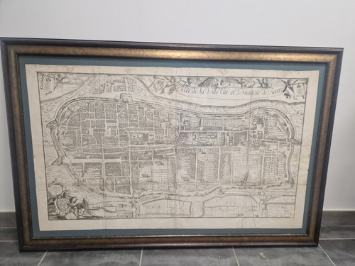 Plan ancien ville de - de, la