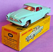 COUPE BORGWARD ISABELLA DINKY TOYS  N° 549 BOITE D ORIGINE  1960  1/43