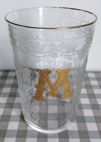 Ancien beau verre gobelet - , joli