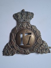 Plaque Shako 17 Régiment