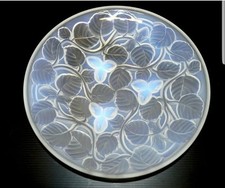 BELLE COUPE CRISTAL OPALESCENT 1920 signé ARVERS ( André DELATTE ) + 3 Coupelles