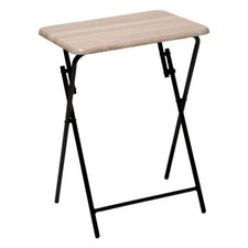 Table de Camping Pliante "Wood" 66cm Gris