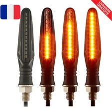 Clignotants Moto LED Lot 4 Universel Feux Directionnels Étanches Relais Intégré