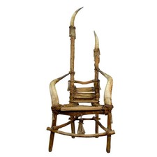 Fauteuil trône "Gandalf "sculpture de Michel Haillard