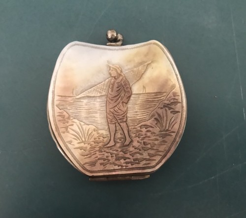 Ancien porte monnaie nacre - ancien,