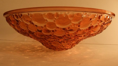 Vasque verre couleur ambré - en,