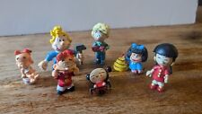PLASTOYS LOT FIGURINES PETIT SPIROU CEDRIC MAFALDA PUCCA TOUPET