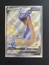 Lapras V SV110/SV122 Shiny Full Art Pokemon Card Shining Fates Pack Fresh PSA