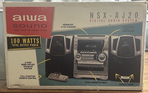 Aiwa stereo system - stereo, nsx-aj20