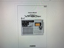 Fostex Vf80ex User Manual