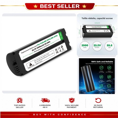 Batterie 2500 mah cp2l - mah, nb-cp2l