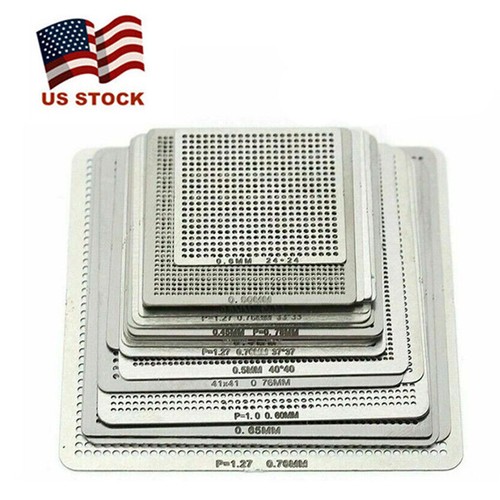 27pcs universal bga - 27pcs, stencils