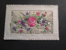 carte brodee rose et autres