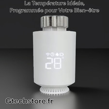 Thermostat intelligent ZigBee3.0 AVATTO Tuya TRV radiateur, contrôle Google Home