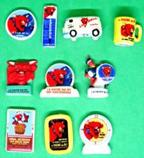 Série de fèves " VACHE QUI RIT OBJETS PUBLICITAIRES " Complète