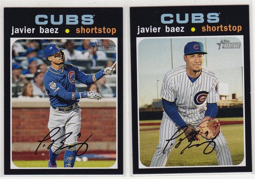 Javier baez cubs 2020 topps - baez,